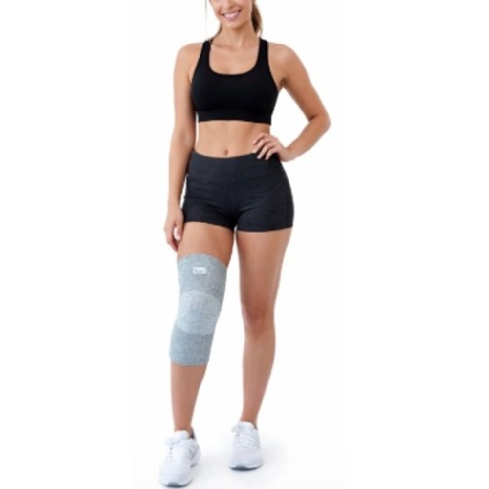 Onecompress Gray Compression Support Bamboo Knee Sleeves Size 2XL NWT